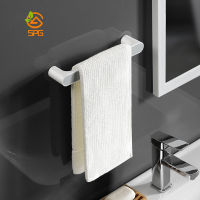 10.418.3In Plastic Towel Holder Hanging Dish Cloth Practical Self Adhesive Shoes Towel Rack Bar For Bathroom Kitchen Supplies