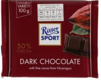 Promotion Chocolate Ritter Sport Dark Chocolate Net:100g From Germany. 2x