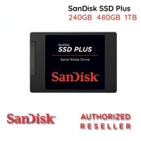 ผลิตภัณฑ์ที่ผ่านการรับรอง SanDisk SSD Plus 1TB Solid State Drive SATA III สำหรับแล็ปท็อปเดสก์ท็อปพีซีคอมพิวเตอร์