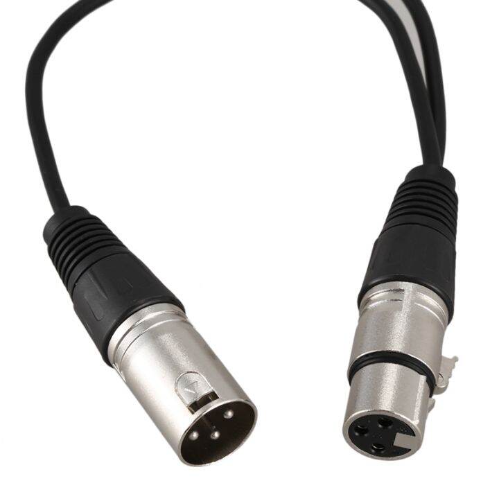 new-3pin-xlr-female-jack-to-dual-2-male-plug-y-splitter-cable-adaptor-1-ft-cord