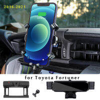 ที่วางศัพท์ในรถยนต์สำหรับ Toyota Fortuner 2016 2017 2021ขายึดแต่งรถ GPS Stand Rotatable Support Mobile Accessories