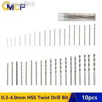 【DT】hot！ 10pcs 0.3-4.0mm Twist Bit Set Straight Shank Hand Tools