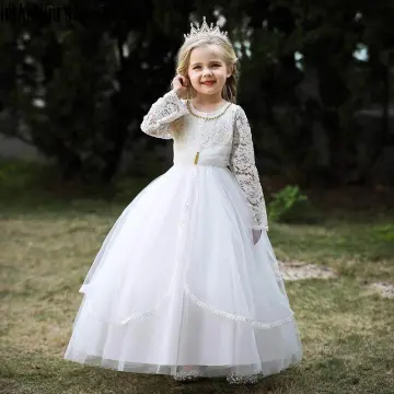 Váy dạ hội cho bé gái Váy công chúa cho trẻ em Băng váy cưới Vai Puffy Gạc  đỏ Mô hình Catwalk Show Trang phục - Váy trẻ em 🆘 Kho Hàng