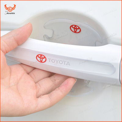 4PCS/SET Car Door Handle Protector Cover Inner Bowl Anti Scratch Sticker for toyota