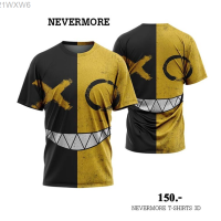 Summer NEVERMORE T-shirt 3D New Suitable for Men and Women fashion versatile t-shirt