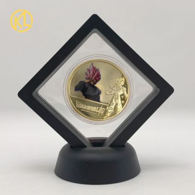 KL Dragon Friez Ball Z เหรียญชุบทองของสะสมเหรียญชาเลนจ์ญี่ปุ่นของขวัญของแท้