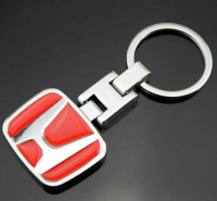 พวงกุญแจ งานโลหะ โลโก้รถยนต์ ฮอนด้า Metal Keyring Car Logo Key Chain Fobs for Honda city jazz crv brio hrv  Accord Civic