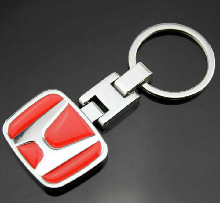 พวงกุญแจ งานโลหะ โลโก้รถยนต์ ฮอนด้า Metal Keyring Car Logo Key Chain