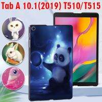 Case for Samsung Galaxy Tab A 10.1 2019 T510/T515 Printed PC Hard Plastic Protective back shell Cover + Free Stylus