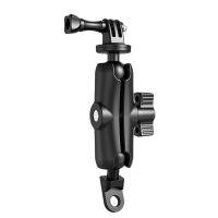 Motorcycle Riding Camera Holder Rearview Mirror Rod Adjustable Aluminum Alloy Fixed Bracket