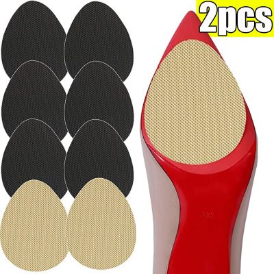 1Pair Wear-Resistant Non-Slip Shoes Mat Self-Adhesive Forefoot High Heels Sticker High Heel Sole Protector Rubber Pads Cushion Shoes Accessories