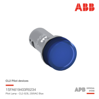 ABB CL2-523L ไพล็อทแลมป์ 22mm 230VAC , ABB Pilot lamp 22mm Blue