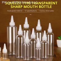 10ml /100ml Transparent Sharp-mouth Bottle Plastic Bottle Color Paste Bottle Dye Bottle Bottling Squeezable And Sub-bottled