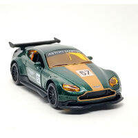 Majorette Aston Martin Vantage GT8 no.57 สีเขียวเข้ม Scale 1/60 (8cm) ไม่มี package