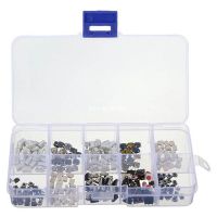 【Booming】 Kings Trading mall 250PCS 10 Types Tactile Push Button Touch Switch Remote Keys Button Switch Assortment Kit