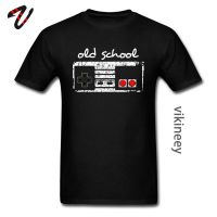 Vintage Old School Playstation Games Control Unit T Shirt For Men Tv Gamer Cotton T Shirt Print Gildan