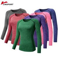 Women Sports Shirt Quick Dry Fitness T-shirt Compression Workout Yoga Clothes Long Sleeve Tights Running Gym Tops Blouses Shirts