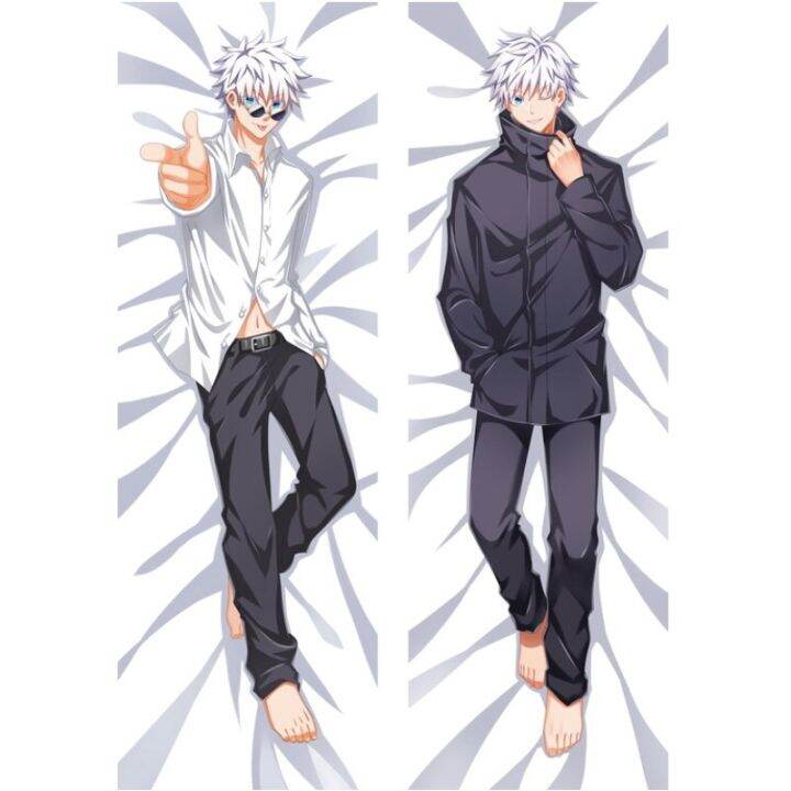 juitsu-kaisen-เบาะ-dakimakura-ปลอกหมอนกอดหมอนร่างกายเซ็กซี่ญี่ปุ่นอะนิเมะแฟนหมอนโอตาคุหมอน-cover150x50