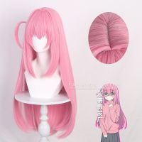 Lottie lonely rock Goto alone cos wig pink long hair cosplay anime cute toys