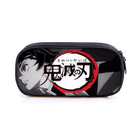 Anime Figure Demon Slayer Pencil Case Kawaii Large-capacity Pencil Bag Tanjiro Surrounding Student Stationery Box Anime Wallet