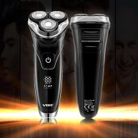 ✎❍﹊ Men 39;s Electric Shaver Razor Smart Beard Hair Shaving Pop up Timmer Waterproof Shaving Machine Men LCD Display Electric Razor