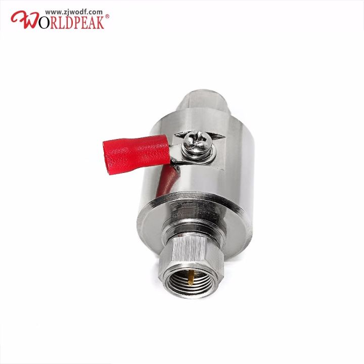 free-shipping-0-3ghz-rf-lightning-protector-f-male-to-f-male-surger-arrester-lightning-arrester