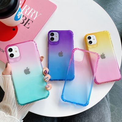 เคส ซิลิโคน กันกระแทก ทูโทน ไอโฟน 6/6s 6P/6splus 7/8/SE 7P/8Plus X/xs Xsmax 11 11Pro 11Promax #002