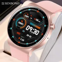 SENBONO 2023 Women Smart Watch Men Waterproof Sport Watch Fitness Tracker 100+ Watch Dials Answer Call Smartwatch Women Men+BOX