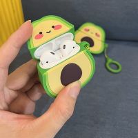 Silicone 3D Avocado Dinosaur Doll Earphone Case For Airpdos 3 Pro 2 Bluetooth Headset Protective Soft Cover For Airpods 1 2 Case
