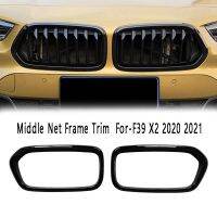 ► Car Front Bumper Grill Frame Cover Middle Net Frame Trim Sport Racing Grills For-BMW F39 X2 2020 2021