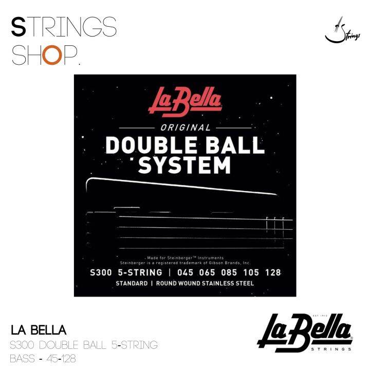 สายเบส La Bella Double Ball S300 Double Ball 5String Bass 45128 Lazada.co.th
