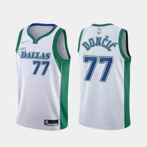 Mens Luka Doncic 77# Dallas Mavericks 2019/20 Finished Swingman Jersey ...