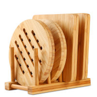 Home Table Coaster Natural Bamboo Drink Placemat Kitchen Table Place Mat Decorative Drink Coasters for Dining Table Heat Mats