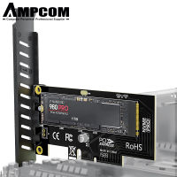 【100%-New】 AMPCOM M.2 NVME SSD ไปยังการ์ดอะแดปเตอร์ PCIe 4.0,64Gbps SSD PCIe 4.0การ์ดเอ็กซ์แพนชัน X4สำหรับเดสก์ท็อปพีซี,GEN4 PCI-E ความเร็วเต็มที่