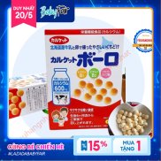 BÁNH MEN BI VỊ SỮA CALKET BORO 80G - NHẬT BẢN cho bé ăn dặm