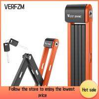 VERFZM SHOP เหล็กอัลลอยด์ ล็อคจักรยาน สีดำสีส้ม เอบีเอสเอบีเอส ล็อคป้องกันการโจรกรรม ของใหม่ มัลติฟังก์ชั่ ล็อคโซ่จักรยาน การปั่นจักรยาน