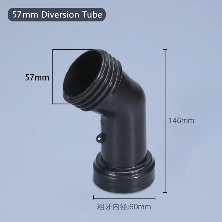 thicken-ibc-tank-valve-diversion-tube-60mm-coarse-thread-plastic-extension-drain-hose