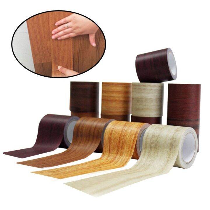 [Hot K] Waterproof Wood Vinyl Wallpaper Roll Self Adhesive Decor