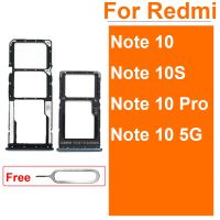 Sim Card Tray For Xiaomi Redmi Note 10 Note 10S Note 10 Pro 5G SIM Card Adapter Sim Card Holder Spare Parts