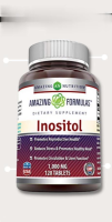 Amazing Formulas Inositol 1000mg 120 Tablets (Non-GMO,Gluten Free) - Supports Healthy Liver Function