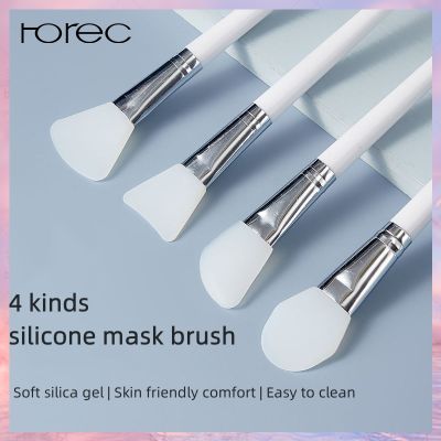Horec แปรงซิลิโคนสำหรับทำความสะอาดหน้าปัดแปรงทำความสะอาดใบหน้าแปรงทำความสะอาดใบหน้าเครื่องมือทาสีพิเศษ Silicone facial mask brush, mask brush set, face cleaning brush, face mud film special brush applicator