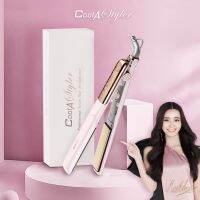 Coolastyler เครื่องหนีบผมไอน้ำ สำหรับผมเปียกหมาดๆ และผมแห้ง 1ล้าน+ประจุไอออนลบดูแลเส้นผม เหมาะกับทุกสภาพผม ที่หนีบผมรับประกัน1ปี มีมอก. เครื่องหนีบผม ที่หนีบผม ที่ม้วนผม Hair straightener Flat Irons หนีบผม