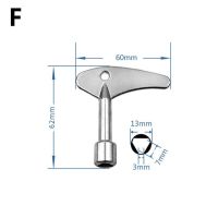 คุณภาพสูงประแจสามเหลี่ยมกุญแจช่างประปาอเนกประสงค์สำหรับตู้มิเตอร์ไฟฟ้าและแก๊สหม้อน้ำที่มีเลือดออก