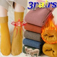 ↂ▲  8 colors Soft Plush Sox Women Winter Warm Socks Thicken Thermal Snow Boots Floor Skin Velvet Wool Cashmere Home Sleep Stocking