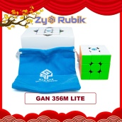 [Rubik3x3x3] Rubik Gan 356 M Phiên bản LITE Rubic 3x3 Nam Châm Cao Cấp Gan 356M Stickerless ( No Ges) - ZyO Rubik