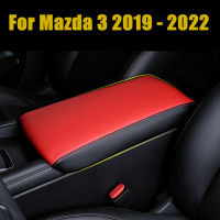 อุปกรณ์เสริมสำหรับมาสด้า3 2019 2020 2021 2022คอนโซลกลางที่เท้าแขนกล่องเก็บ Pad Mat ป้องกันตกแต่งปกชิ้นส่วนรถยนต์ภายใน