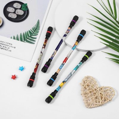 1pcs Spinning Pen Creative Random Rotating Gaming Gel Pens Student Gift Toy Release Pressure Comfortable To Use