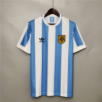 【NOV】 Popular 1978 Argentina Home Jersey Football Retro Soccer Shirt