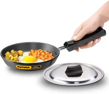 Futura Hard Anodized Deep Fry Pan 3.75 Liters with SS Lid AD375S