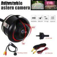 กล้องย้อนกลับจอดรถ HD 360 ° Kamera Spion กันน้ำ CCD รถยนต์ถอยหลังจอดรถด้านหลัง